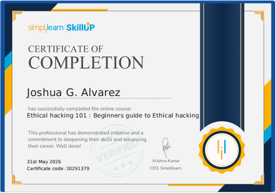 Ethical Hacking Certificate